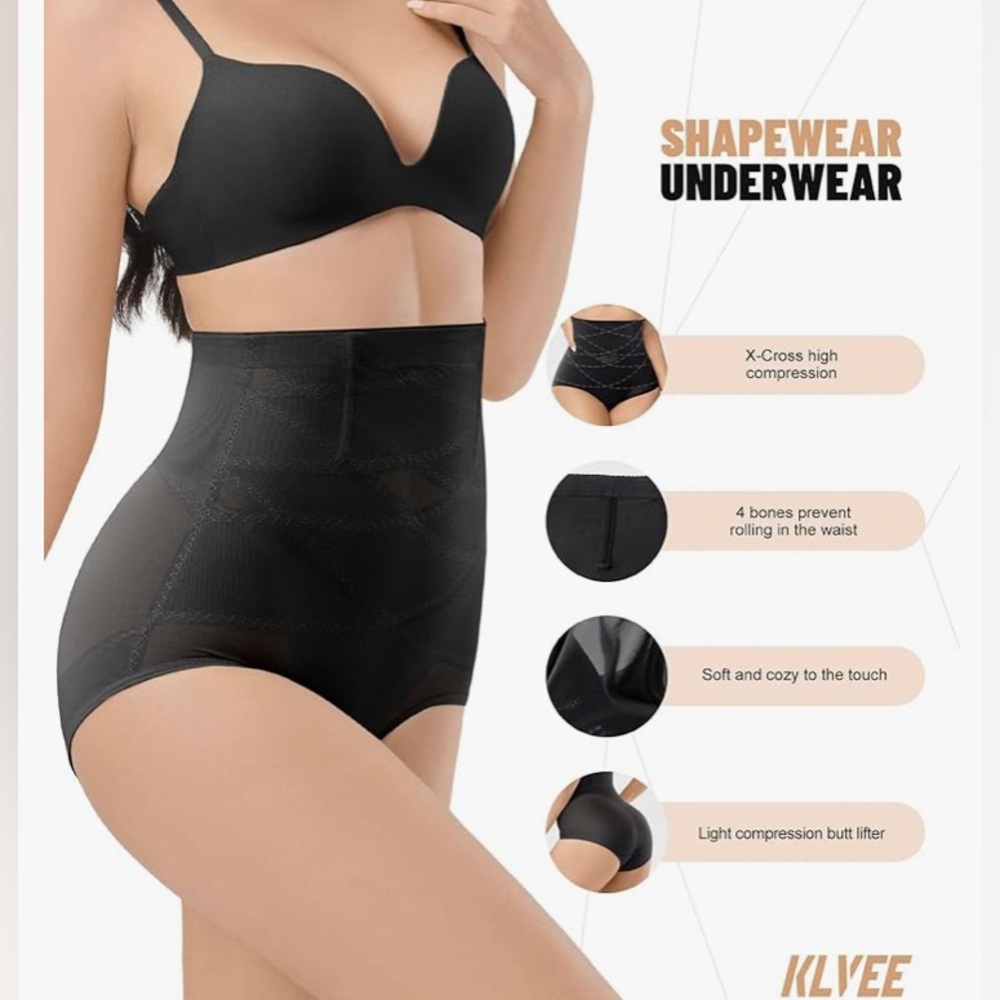 KLVEE shapewear panty womens size S-NWT - Picture 2 of 4